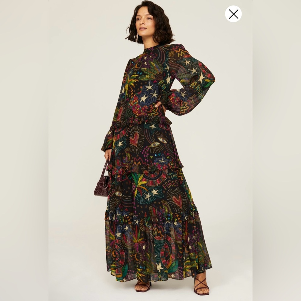 Farm Rio Amazonia Maxi dress Size L Large